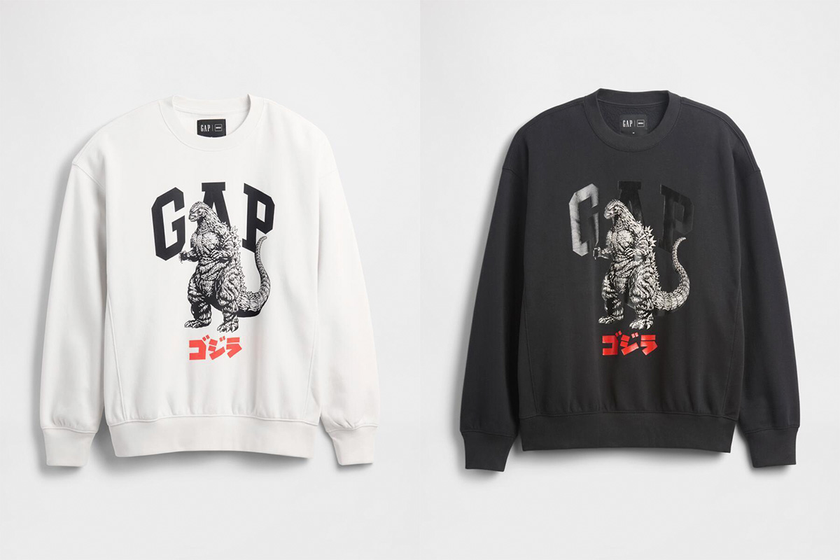 Gap」が、日本が世界に誇る最強の怪獣王「ゴジラ」との コラボアイテム